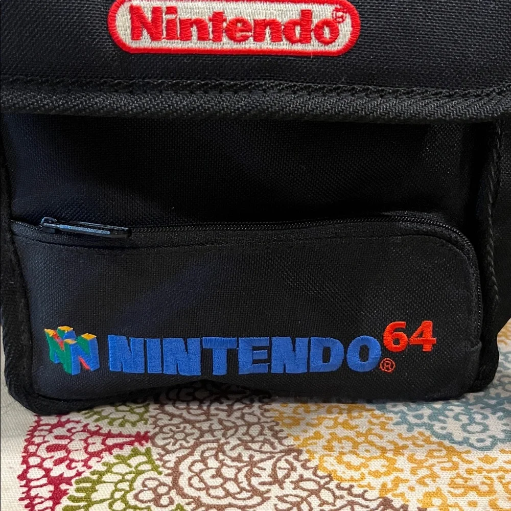 Nintendo Black Carrying Bag with Red Logo